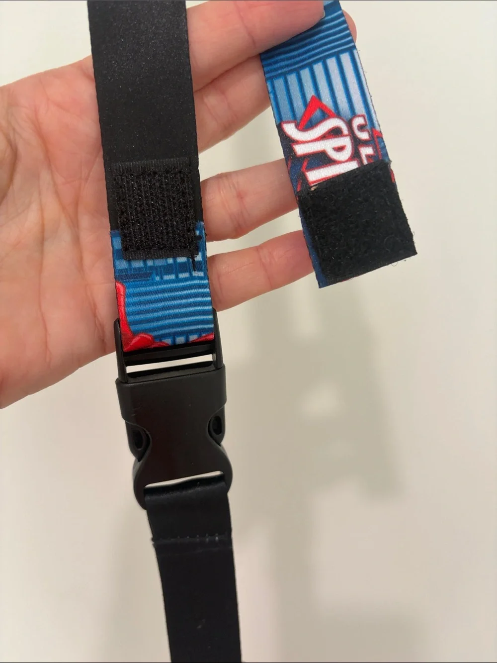 Marvel Spider-Man Blue and Red Kids Lanyard